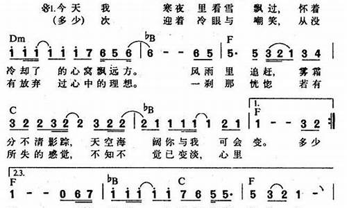 海阔天空歌词_海阔天空歌词粤语谐音