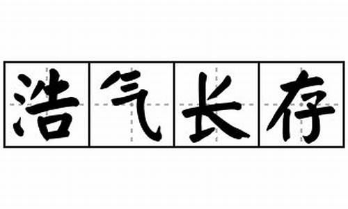 浩气长存的意思_忠魂不泯,浩气长存的意思